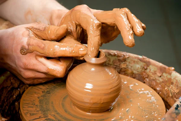 Potter at work — Stock Photo, Image