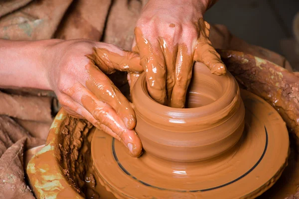 Potter at work — Stock Photo, Image