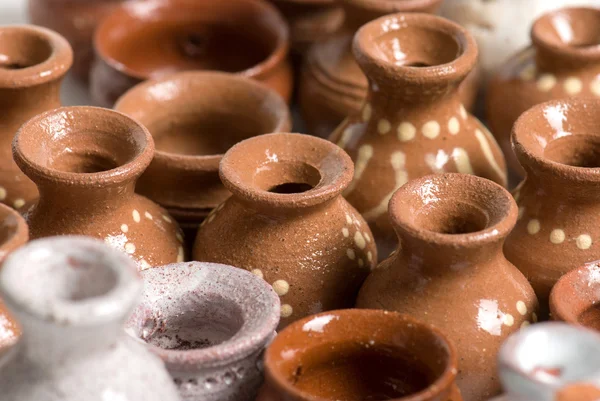 Pots background — Stock Photo, Image