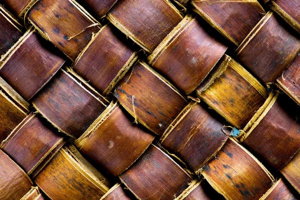 Brown wicker texture used as a background — Stock Photo, Image