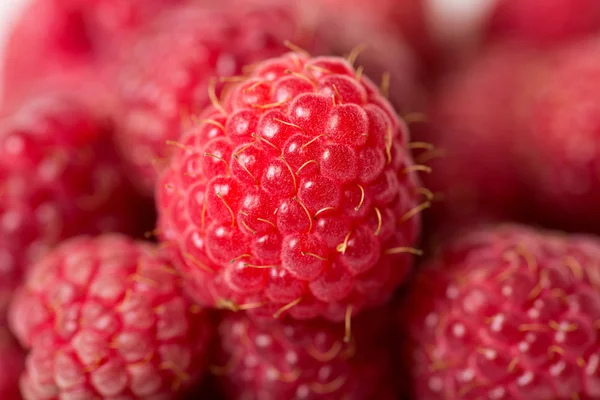 Raspberry vruchten achtergrond — Stockfoto