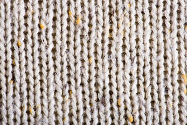 Blanc tricot laine texture fond. — Photo