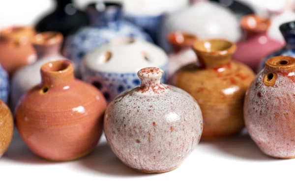 Pots in glaze — Stock Photo, Image