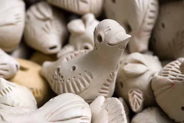 Clay toys. Udmurt style — Stock Photo, Image