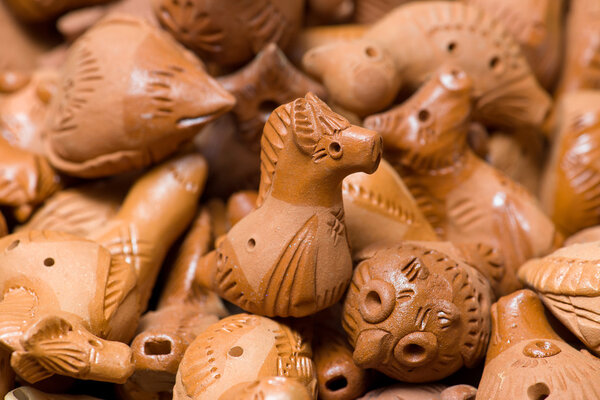 Игрушки из глины. Удмуртский стиль
