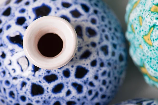 Ceramic pots in glaze — Stock Photo, Image