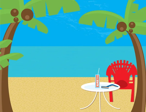 Пляжний відпочинок — стоковий вектор