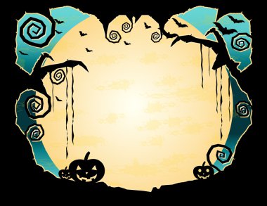 Halloween Grungy Background clipart