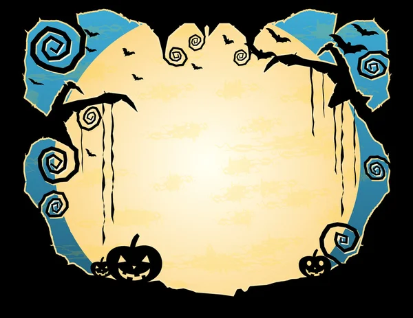 Grungy-Hintergrund zu Halloween — Stockvektor