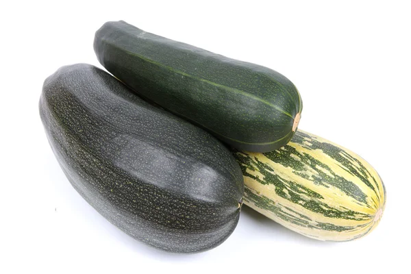 Green vegetable squash isolated on white background — Stock Photo, Image