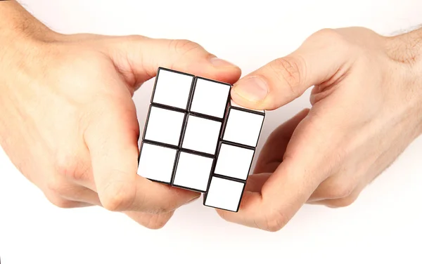 Une main créer de cube — Photo