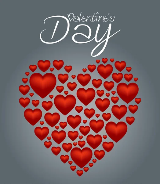 Día de San Valentín conjunto de corazón 2 — Vector de stock