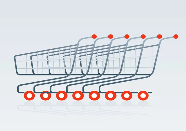 Shopping cart 2 — Stock Vector