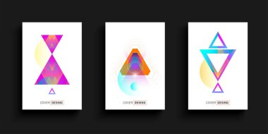 Vektör üçgen arkaplan Kümesi 2