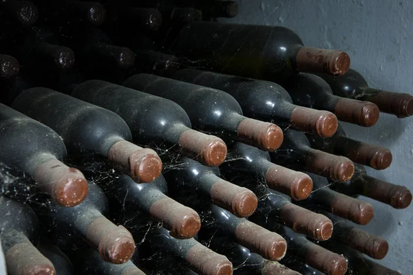 Old wine bottles — Stock Photo, Image