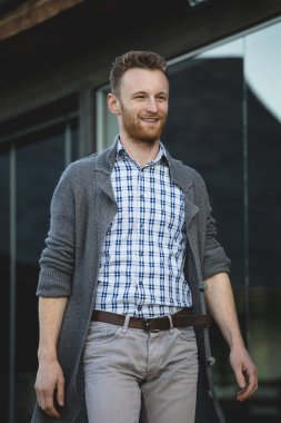Genç Moda adam portresi