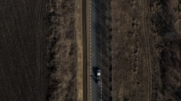 Asphaltierter Straßenreparaturdienst, Straßenmarkierung — Stockvideo