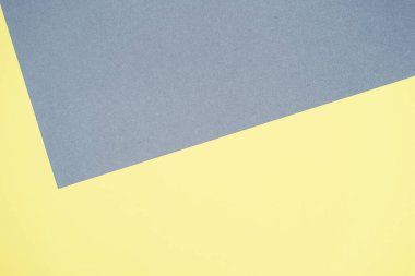 Gri ve sarı, iki ton renkli kâğıt arka plan. Soyut arka plan modern hipster fütüristik. Doku tasarımı