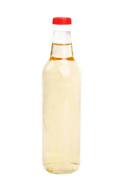 Isolamento garrafas de vinagre no fundo branco — Fotografia de Stock