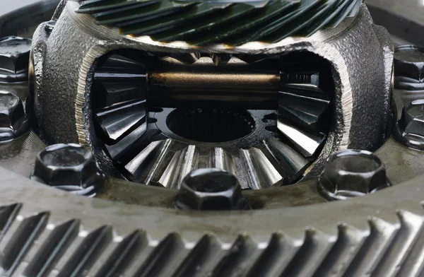 The differential gear close-up shot — Stock Photo, Image
