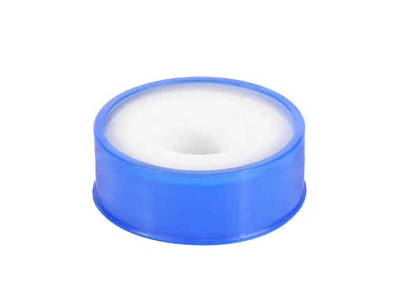 Thread seal tape, isolated on white — Stock Photo, Image