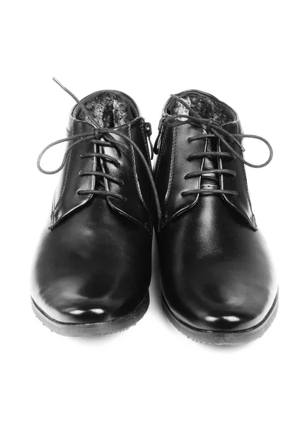 Μοντέρνο μπότες απομονωθεί σε λευκό φόντο — Φωτογραφία Αρχείου