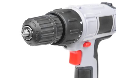 Beyaz arka plan üzerinde izole pil tornavida