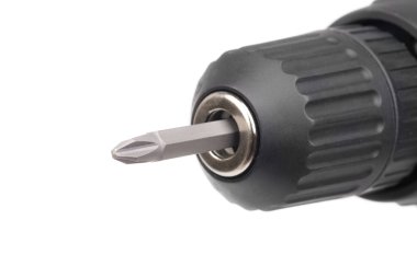 Tornavida beyaz arkaplanda izole edildi