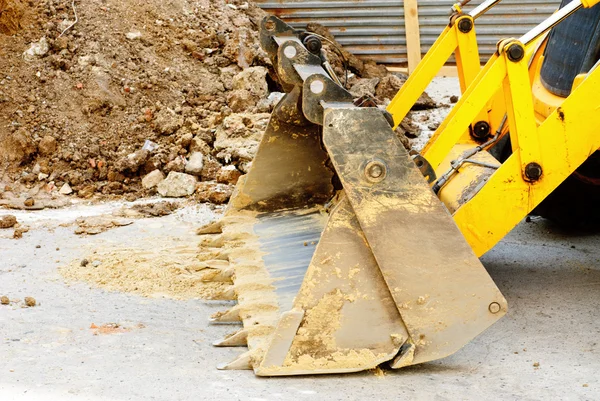 Bulldozer no trabalho — Fotografia de Stock