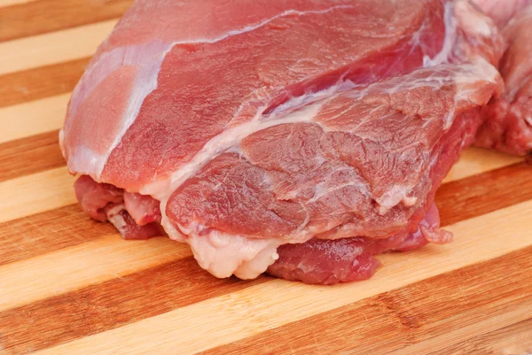 Carne crua texturizada para fundo — Fotografia de Stock