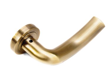 powierzchnia prosty na białym tledoorhandle ізольовані на білому тлі 