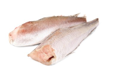 dondurulmuş balık hake yalıtım beyaz 