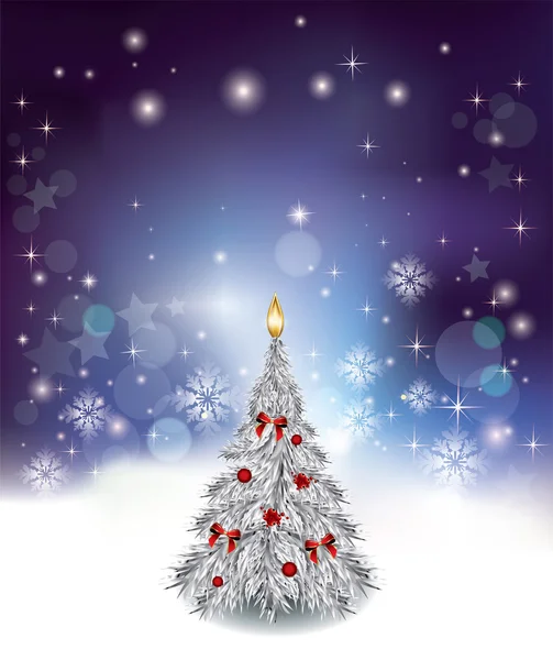 Arbre de Noël — Image vectorielle