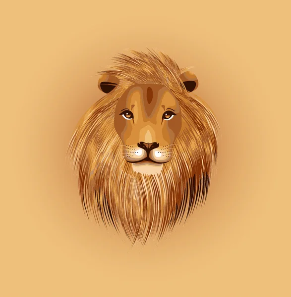 Afrikanischer Löwe — Stockvektor