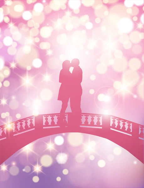 Valentine couple — Stock Vector