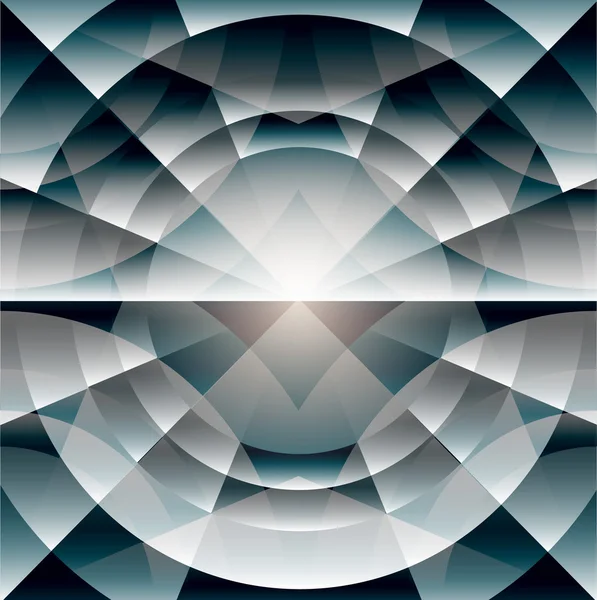 Arte geométrico abstracto — Vector de stock