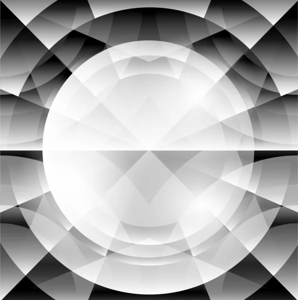 Abstrakter geometrischer Diamant — Stockvektor