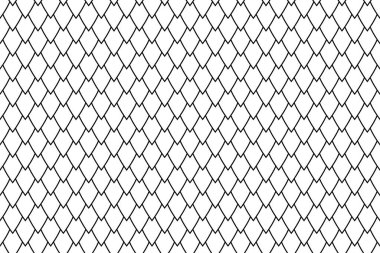 Ejderha squama geometrik beyaz basit, pürüzsüz desen