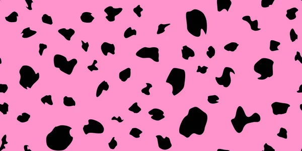 Guépard rose fourrure motif abstrait simple sans couture — Image vectorielle