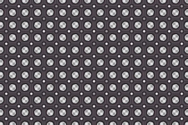 Fekete gumi beltéri padló szőnyeg zökkenőmentes minta — Stock Vector