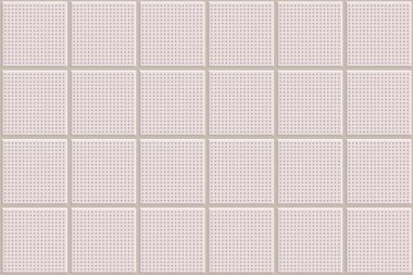 Hafif akustik askıya alınmış alçı tavanlı kaset kalıpları. Armstrong ofis ve ev için sahte tavan. Şebeke vektör arka planı. Çağdaş iç tasarım