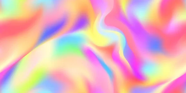 Irisierende Holographische Abstrakte Regenbogenmuster Ohne Nahtstelle Lebendiger Hintergrund Stil Der — Stockvektor
