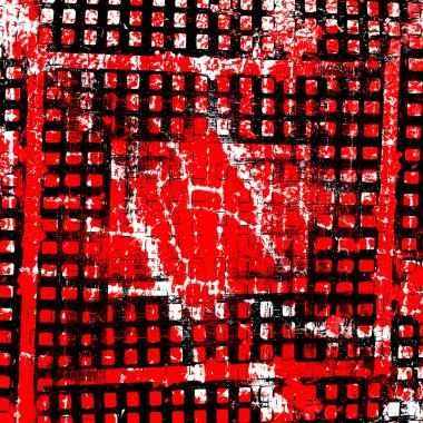 Kırmızı grunge Boya çizgili