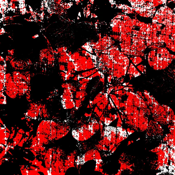 Rode grunge verf strepen — Stockfoto