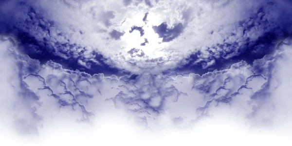 Boven de wolken — Stockfoto