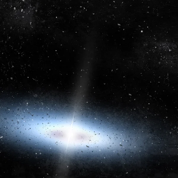 Nebula in asteroids — Stock Photo, Image