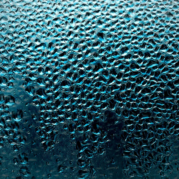 Acumulación del fondo de las gotas de agua — Foto de Stock