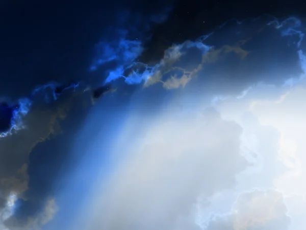 Облака сцены — стоковое фото