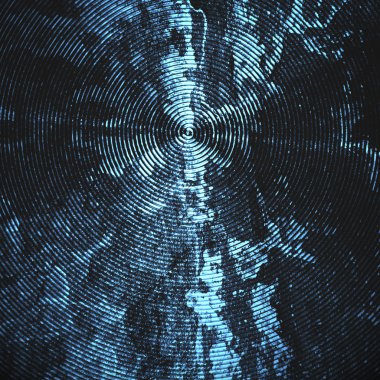 Background ribbed circles