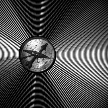 arka plan üzerinde pusula